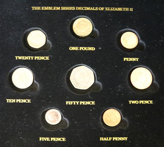 Decimal coin set